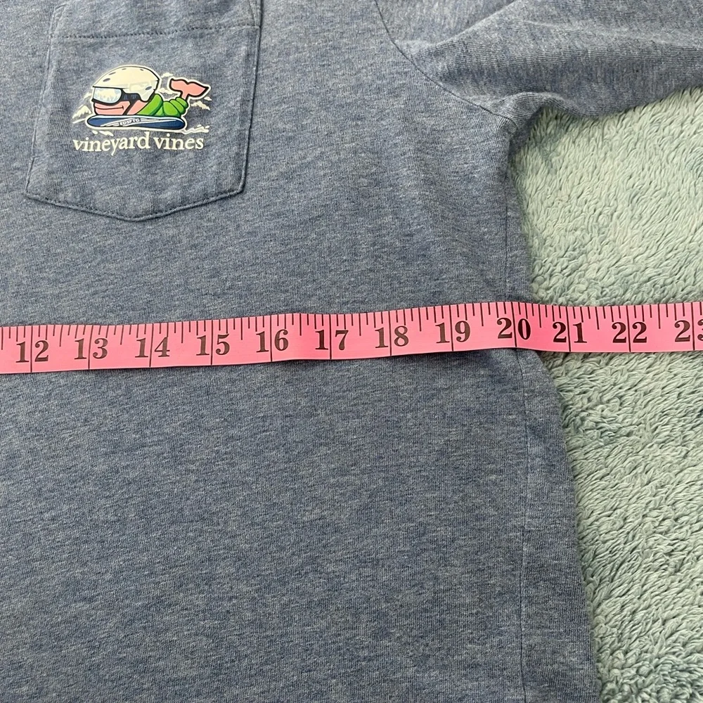 Vineyard Vines Blue Long Sleeves T-Shirt Size M - Picture 11 of 14